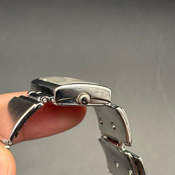 Fossil F2 ES1865 Womens Square Link Stainless Steel Bracelet Dress Watch NOS - Picture 14 of 17